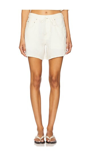 Citizens of Humanity Brynn Drawstring Short in Ivory. - size 34 | Revolve Clothing (Global)