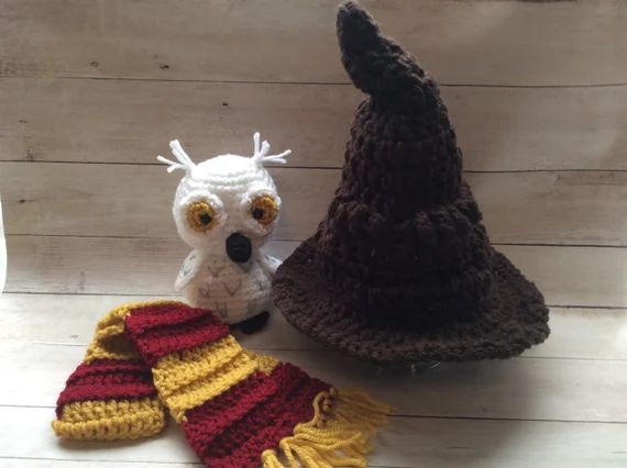 Crochet Wizard Newborn Photography Prop/Newborn Photo Prop/ Baby Shower Gift/Infant Halloween Cos... | Etsy (US)