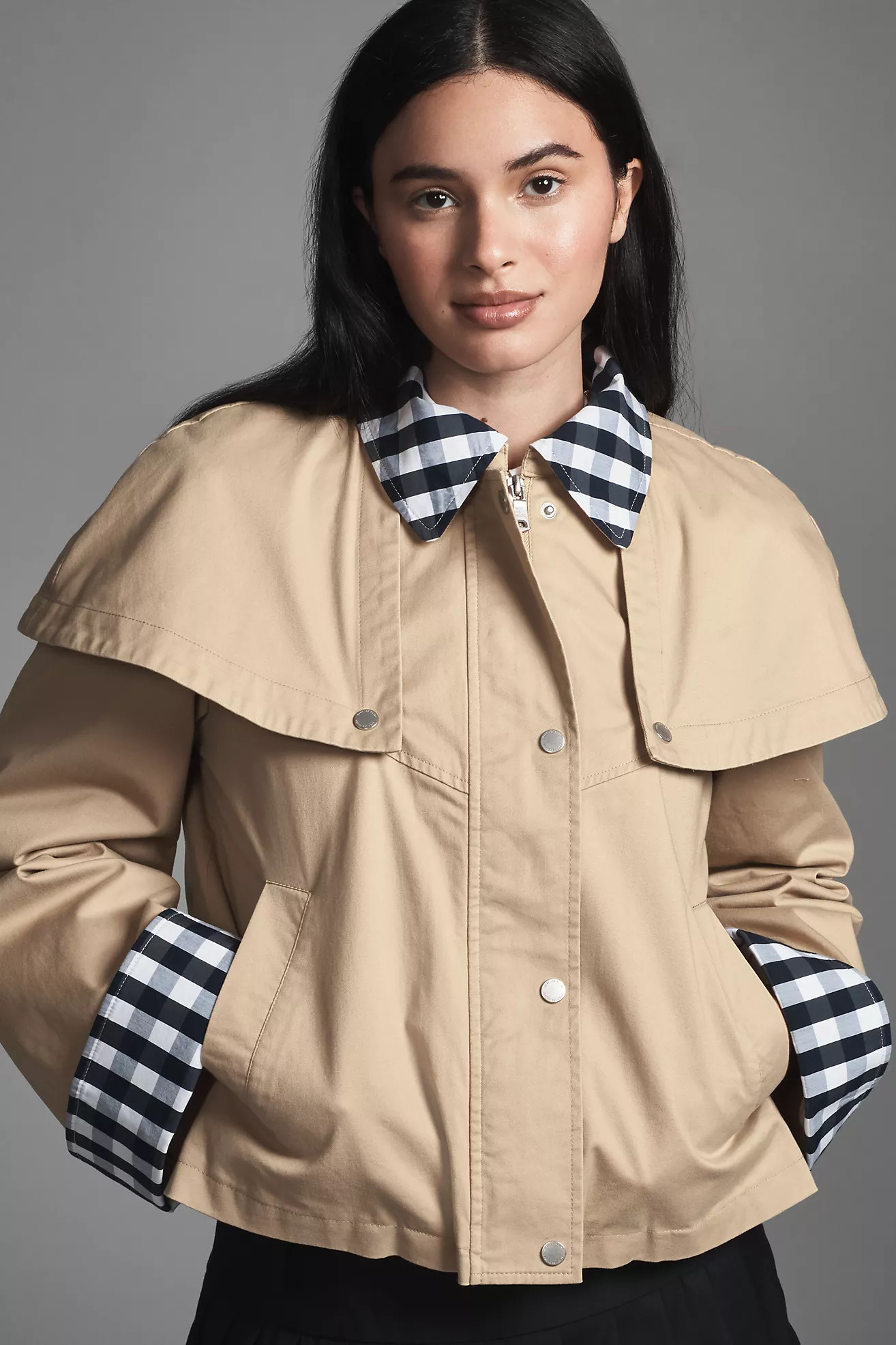 Avec Les Filles Trim Cape Jacket | Anthropologie (US)