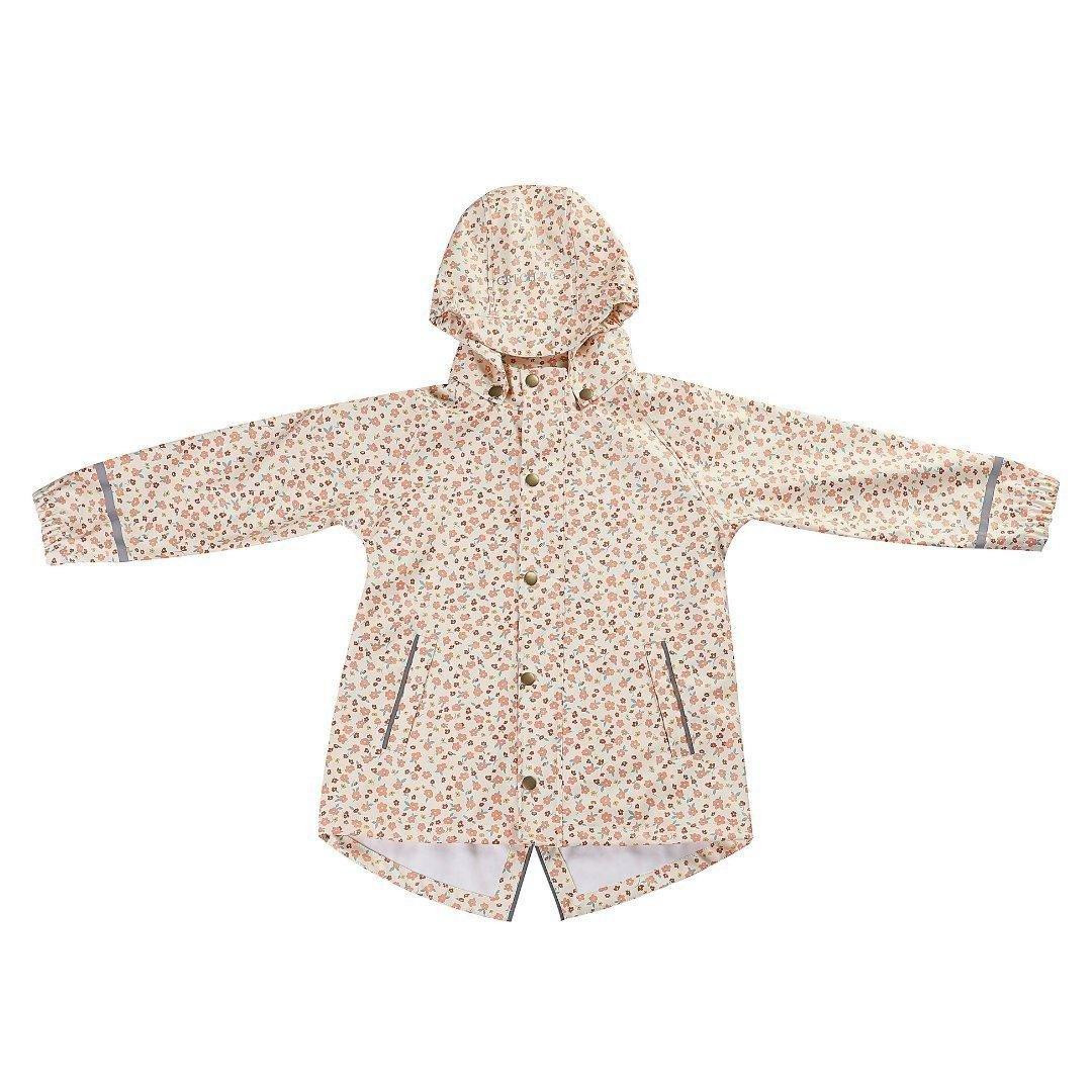 GRECH & CO | Fishtail Rain Jacket | Sunset Meadow - Pink / 8-9 years | Janie and Jack
