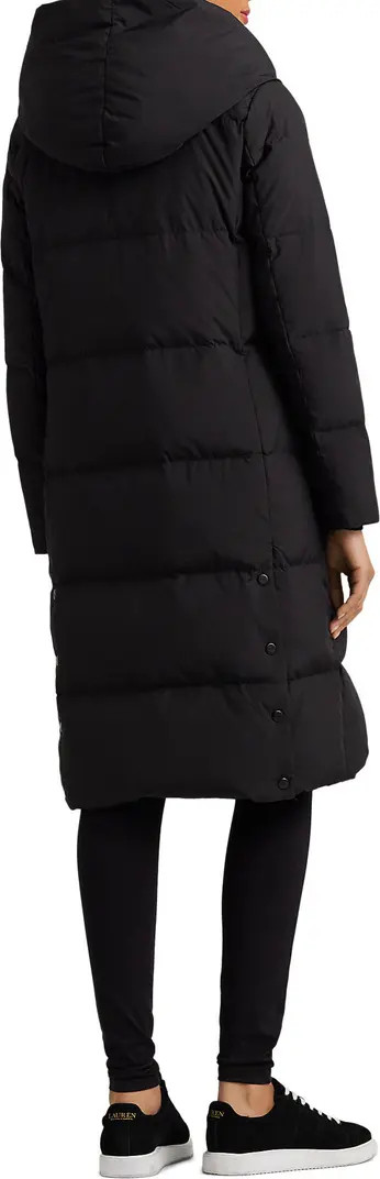 Pillow Hood Longline Down & Feather Jacket | Nordstrom