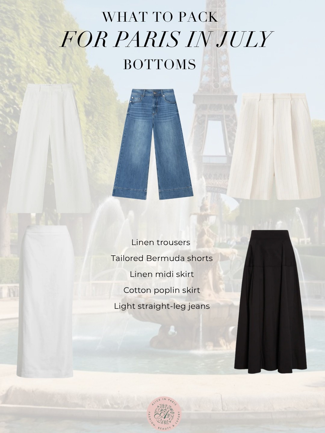 what to wear in paris in July