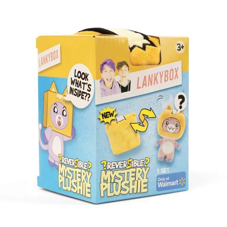LankyBox Reversible Plush Collectible for Girls and Boys Ages 3 and Up | Walmart (US)