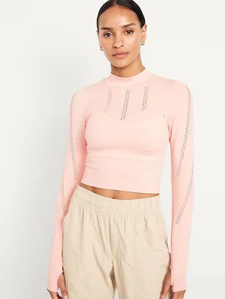Seamless Cropped Performance Top for Women | Old Navy (US)
