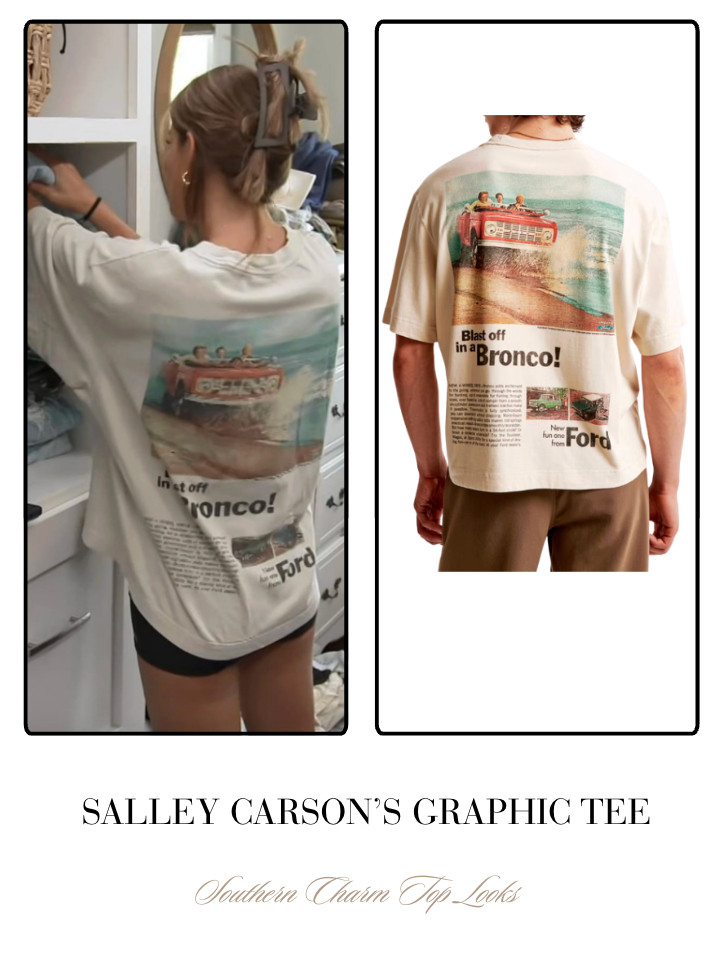  Salley Carson's Graphic Tee is Sold Out Abercrombie // Shop Similar  

 