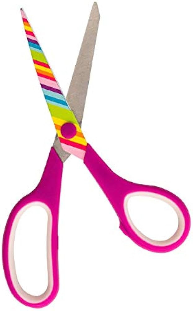 SINGER 7 3/4" Blades, Rainbow Print Scissors | Amazon (US)