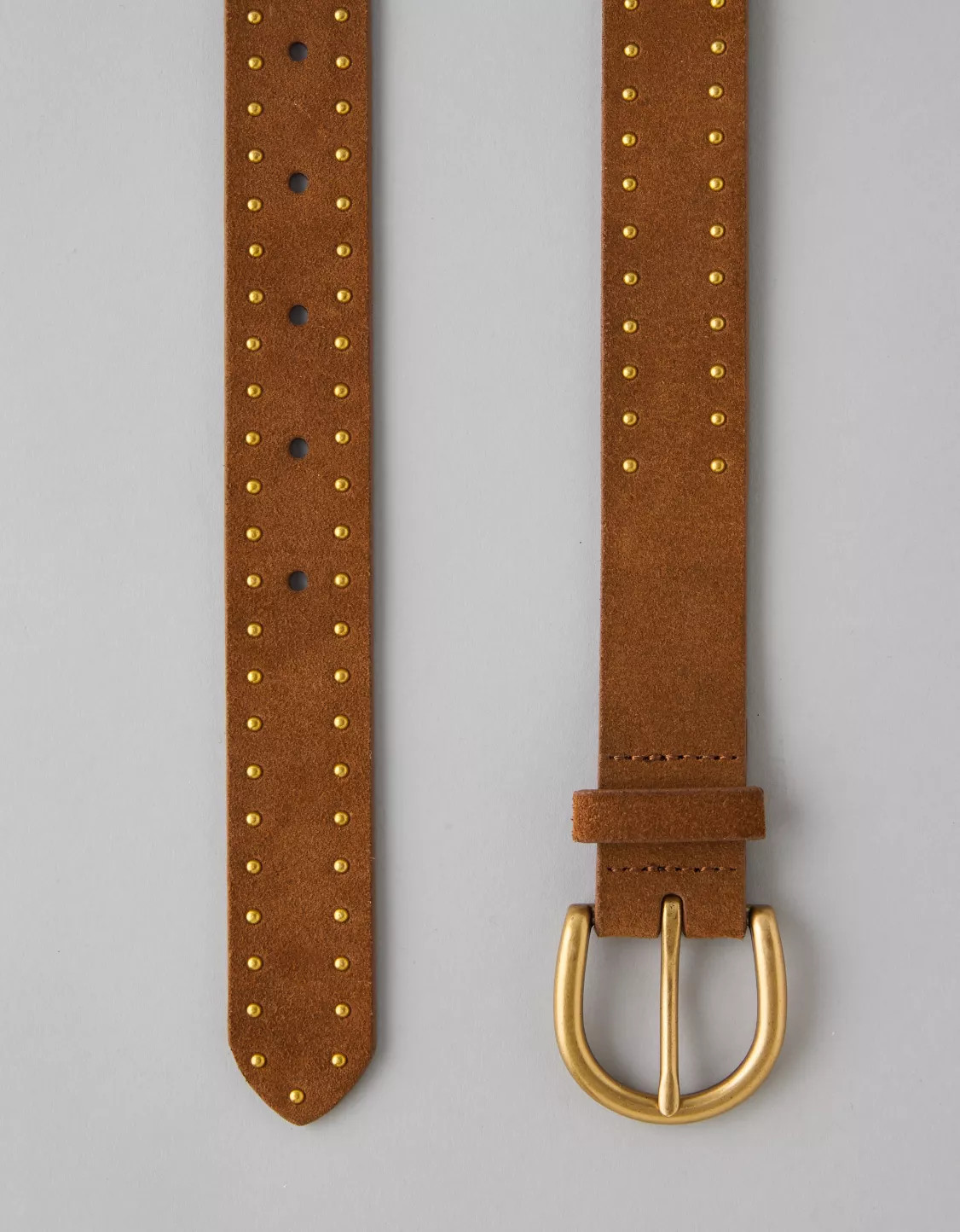 AE Suede Studded Belt | American Eagle Outfitters (US & CA)
