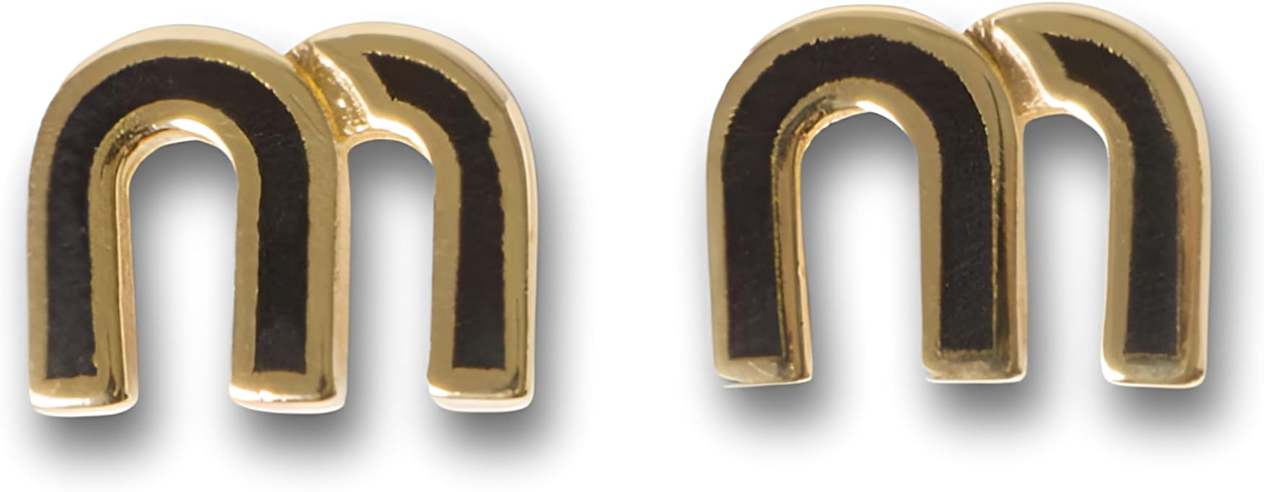 Classic Letter M Design 18K Gold Plated Women Earring - French Style Stylish and Elegant Initial ... | Amazon (US)