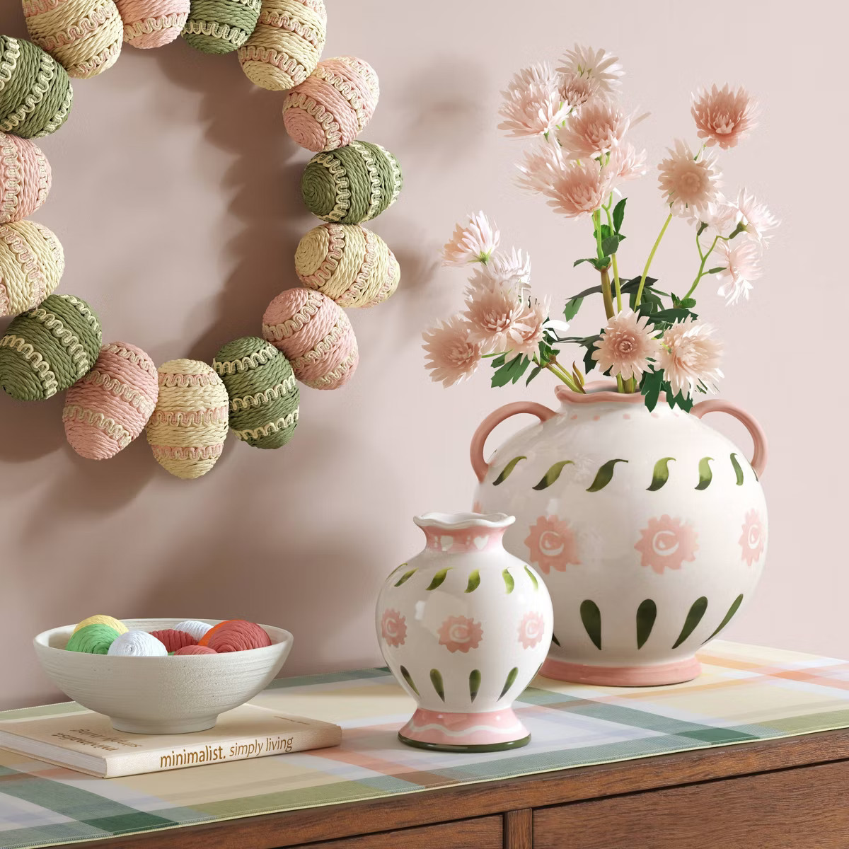 8" Painted Ceramic Jug Vase - Threshold™ | Target