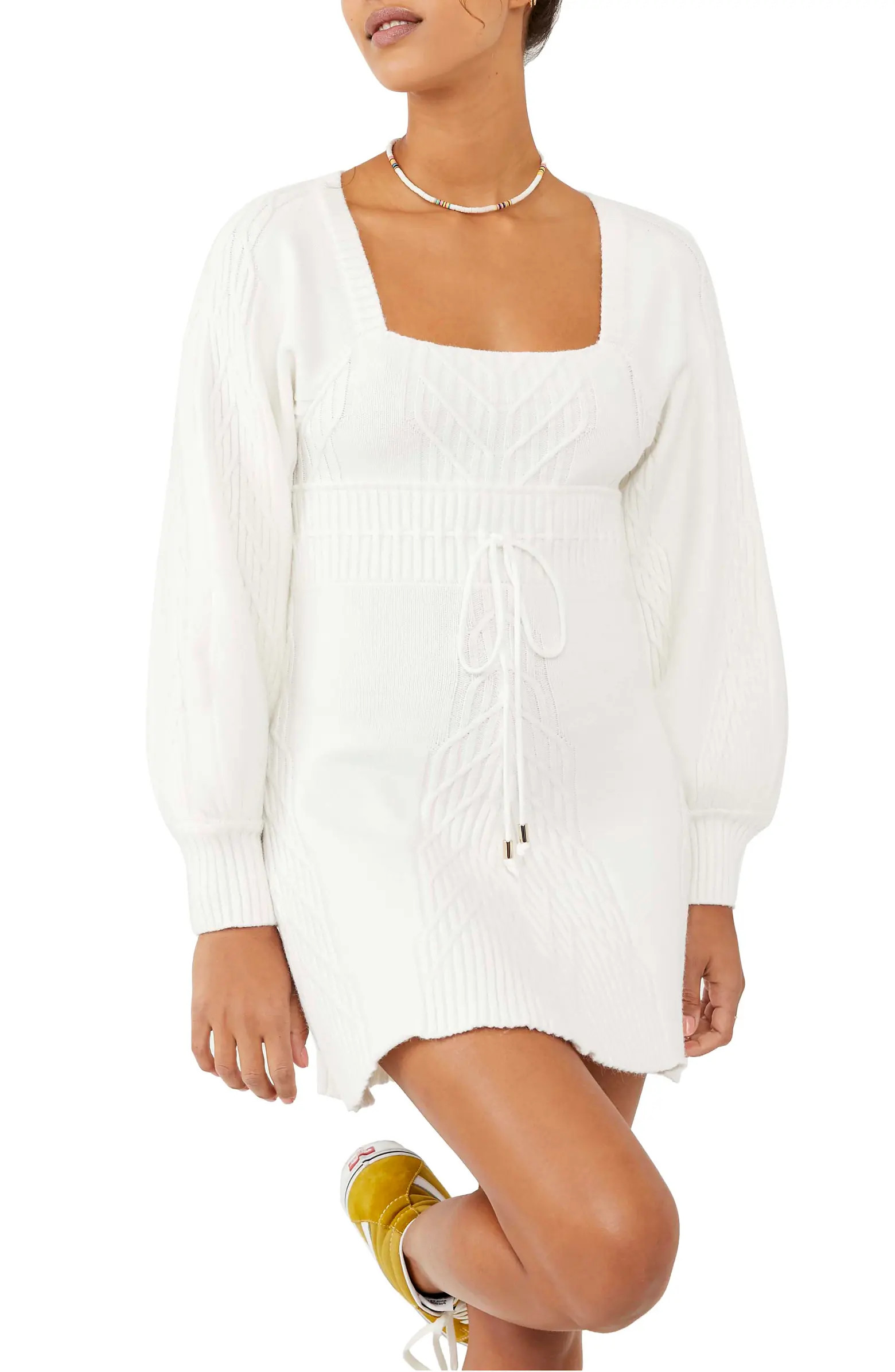 Free People Emmaline Long Sleeve Sweater Dress | Nordstrom | Nordstrom