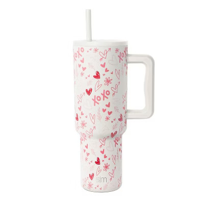 Simple Modern 40oz Love Doodles Straw Tumbler | Target