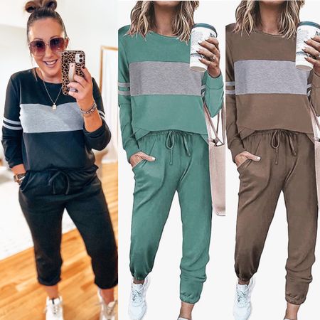Amazon loungewear set available in updated colors!  Fits tts. Size large in mine. Love this one for travel!  

#LTKSeasonal #LTKcurves #LTKunder50