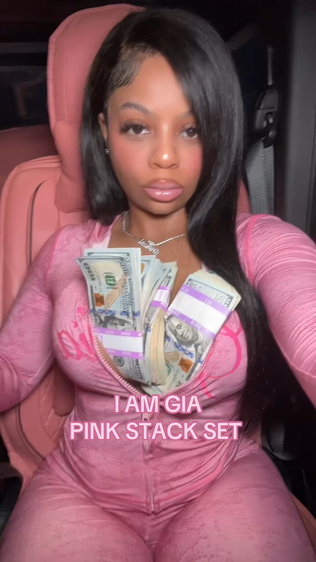 I am Gia pink tracksuit set 
Sizing: veryyy stretchy I get my true size small but you can size down 
4’11 128 

Tall girl friendly had to cut them at the bottom 

Lightweight cute for summer 

Club outfits , concert outfits, airport outfits

#LTKPetite #LTKootd #LTKdayinmylife