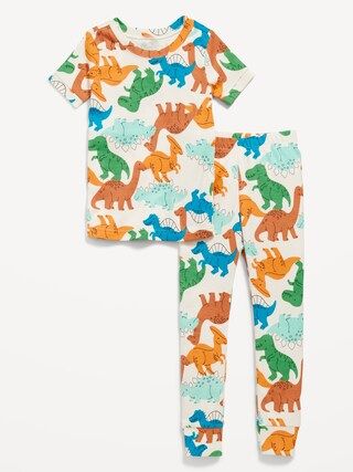 Unisex Snug-Fit Printed Pajama Set for Toddler &amp; Baby | Old Navy (US)