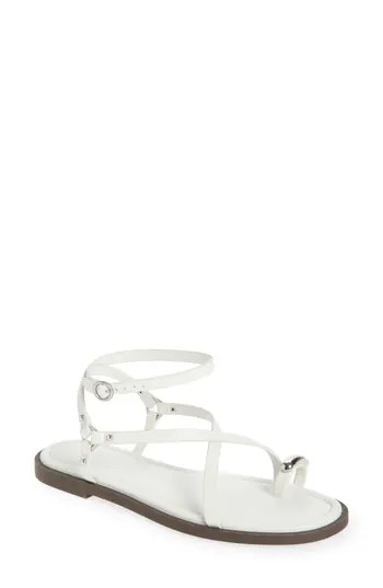 rag &amp; bone | rag &amp; bone Geo Ring Ankle Strap Sandal in Antique White at Nordstrom Rack, Size 41 — shop this pick from Emily's edit