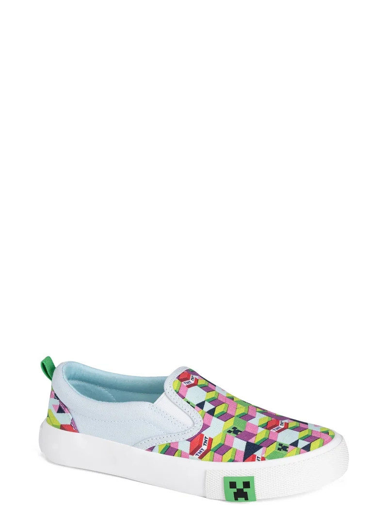 Minecraft Little & Big Kids Slip-On Sneakers | Walmart (US)