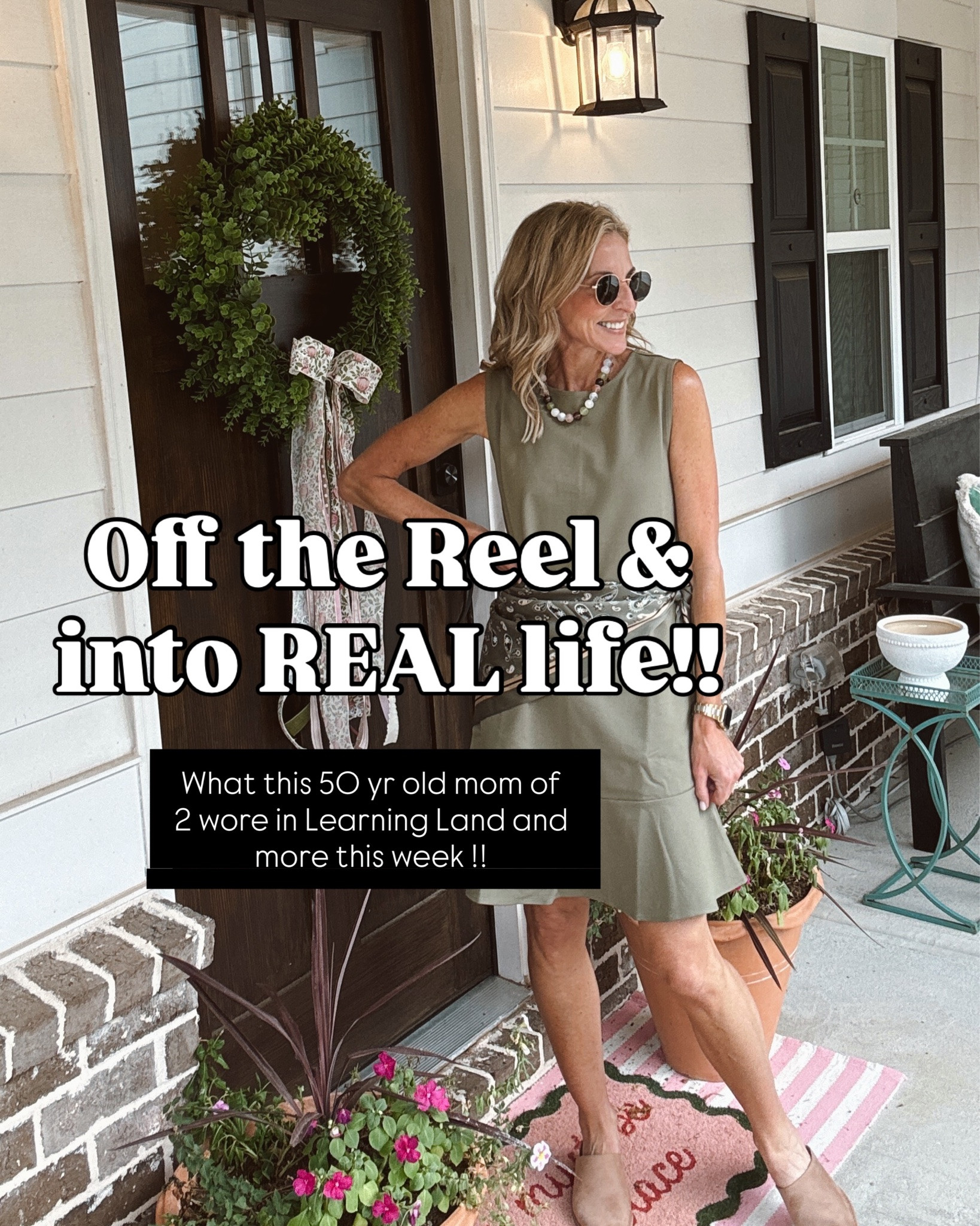Off the Reel & into REAL life!! Comment Week for links!

A little look at what this 50-year-old mom of 2 actually wore this week—from Learning Land to packing up the boys, one last summer dinner together, Walmart new arrivals, a little LOFT for work, and of course some Auburn game day sprinkled in. 🧡💙

And can we talk about the FALL COLORS?! I am officially ready. Plaid, olive, denim, chocolate brown, scarves, skirts and all the good shoes…this might be my favorite season to dress for.

Which look is YOUR favorite?!

Comment WEEK and I’ll send you the links to everything!

50 year old style, over 50 fashion, fashion over 50, teacher outfits, instructional coach style, teacher fashion, workwear for women, affordable workwear, Walmart fashion, Walmart new arrivals, Walmart finds, LOFT style, fall fashion 2026, fall outfit ideas, affordable fall fashion, game day outfit, Auburn game day outfit, casual teacher style, work outfit ideas, real life outfits, what I wore this week, mom style over 50, mature fashion, everyday style, fall wardrobe 
@loft @Walmart @thewillowtree

Comment WEEK below to receive a DM with the link to this post on my LTK ⬇ https://liketk.it/6kXsr