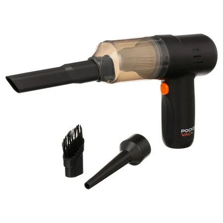 Pocket Vac Rechargeable Handheld Vacuum with Accessories - New - Cordless - Portable - As Seen on TV | Walmart (US)