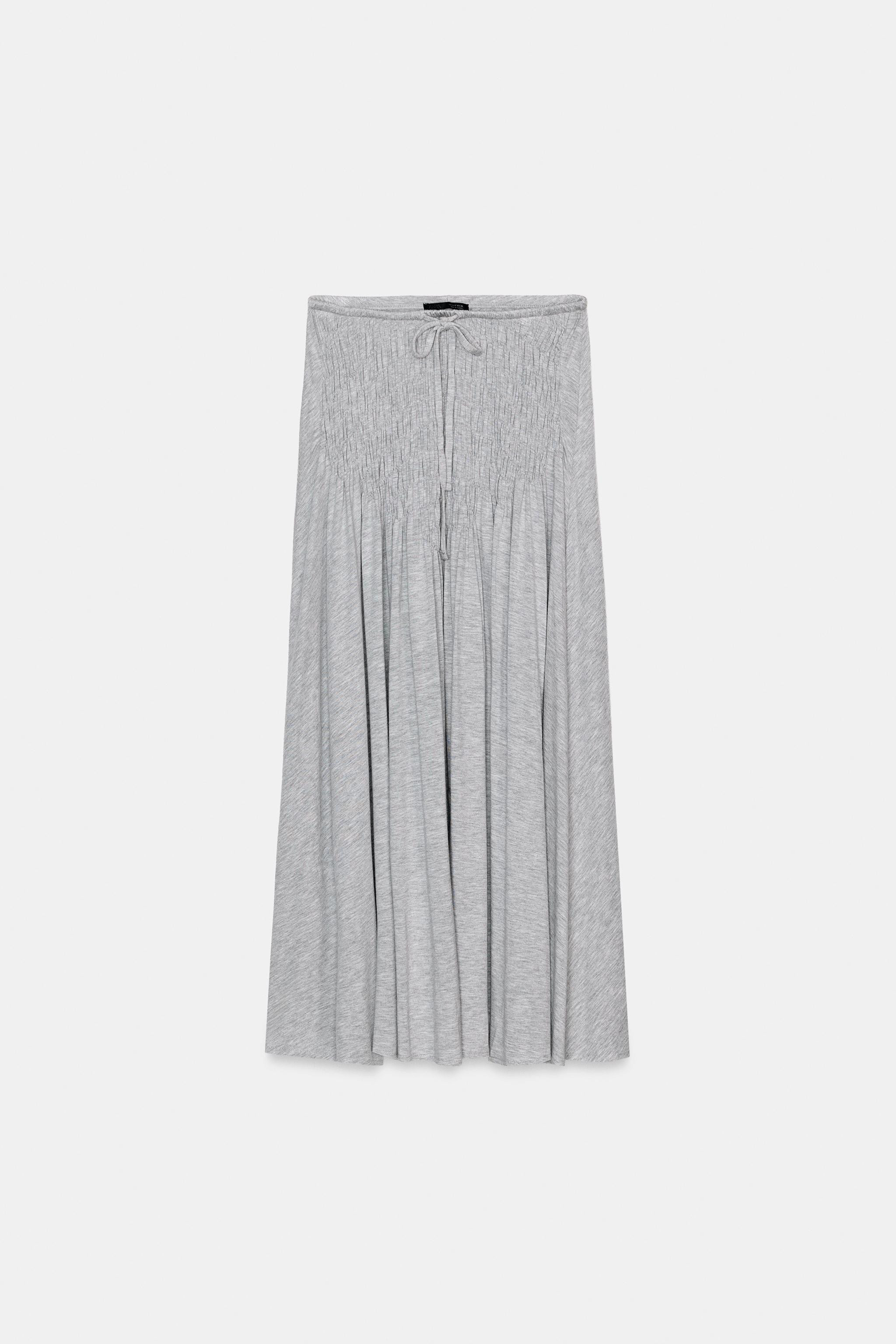 ZW COLLECTION DOT MIDI SKIRT | Zara UK