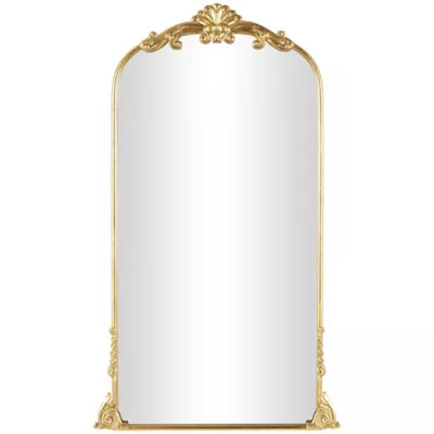 Monroe Lane Vintage Metal Floor Mirror, Gold | Belk