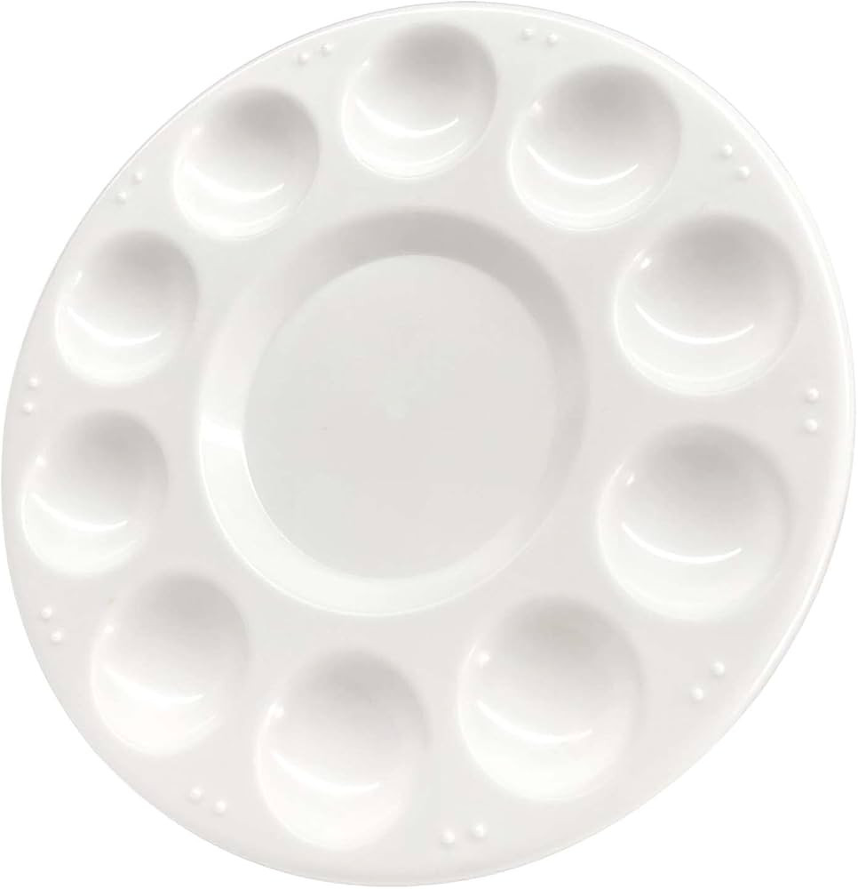 1 Pcs Paint Tray Palette, Paint Palette, White Paint Tray for Kids, Plastic Palette for Paint Sup... | Amazon (US)