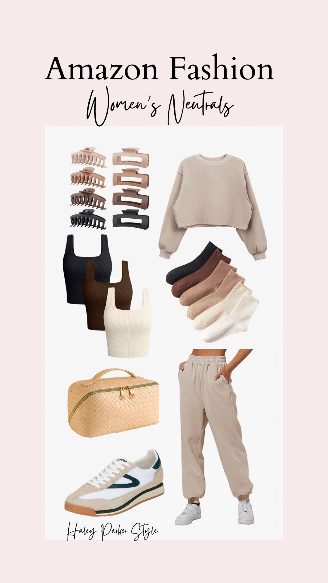 Women’s comfy neutrals
Amazon order
Neutral outfits 


#amazon #outfit #neutrals #amazonfashion #comfy #sneakers #hairclips 

#LTKshoecrush #LTKunder50 #LTKsalealert