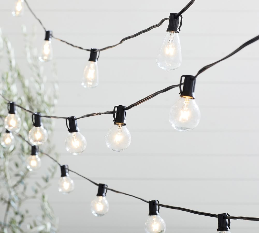 Globe Outdoor String Lights | Pottery Barn (US)