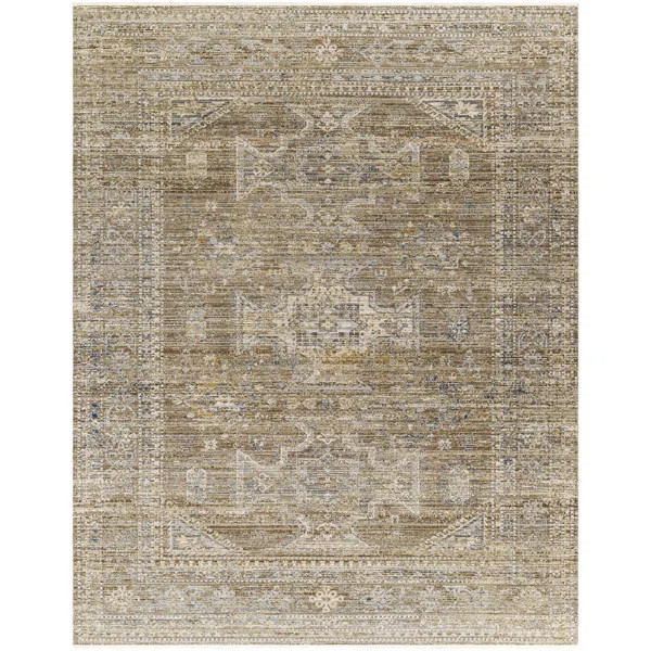 Becki Owens x Surya Margaret Vintage Taupe/Brown Area Rug | Wayfair North America