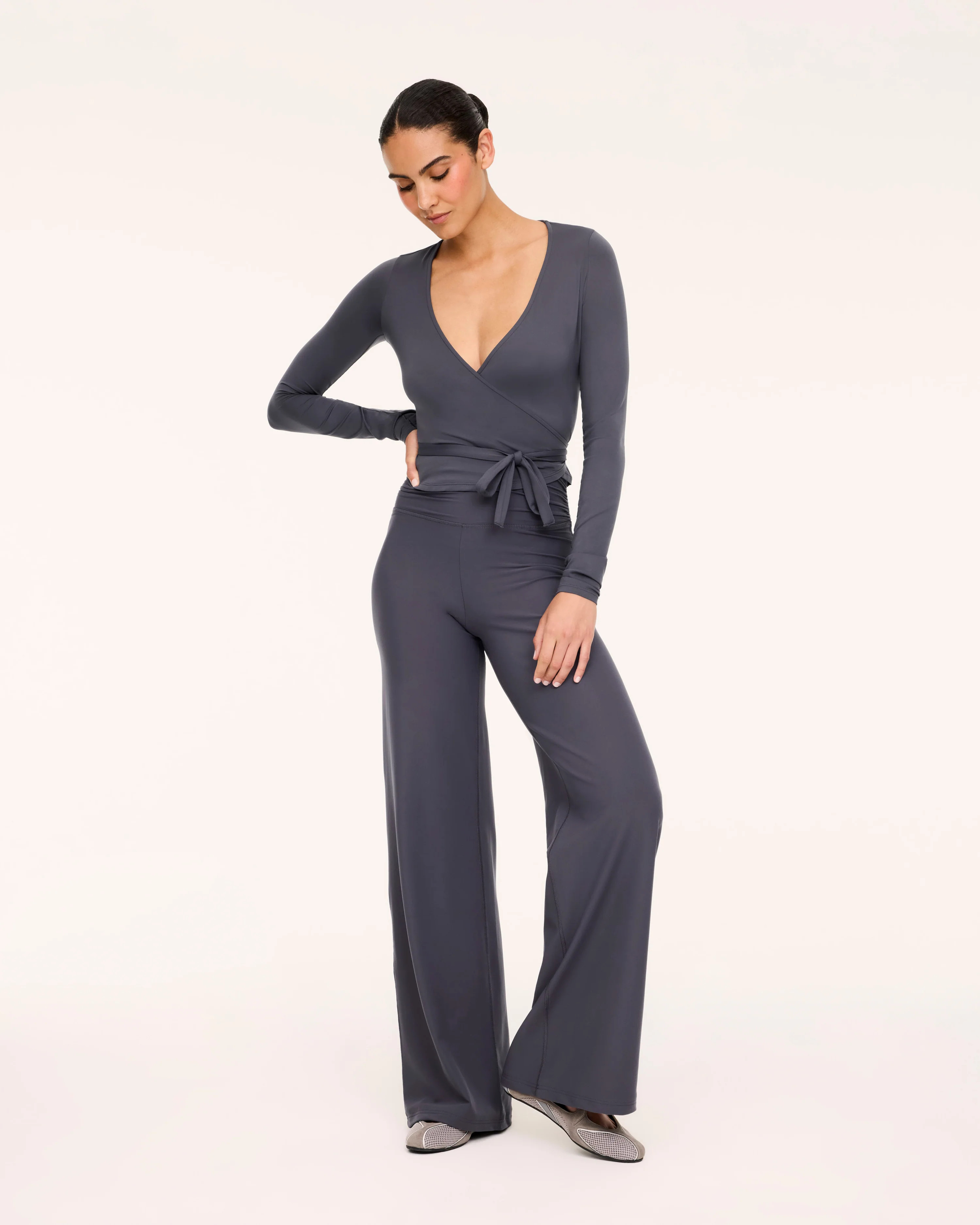 Ruched Wide Leg Pant | Spanx