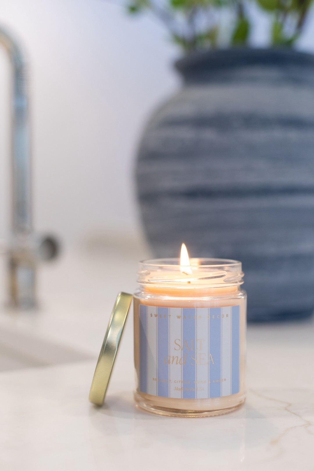 The perfect bathroom touch! This candle offers a nice scent- not too much- just perfect for spring! 

#LTKHome #LTKSeasonal