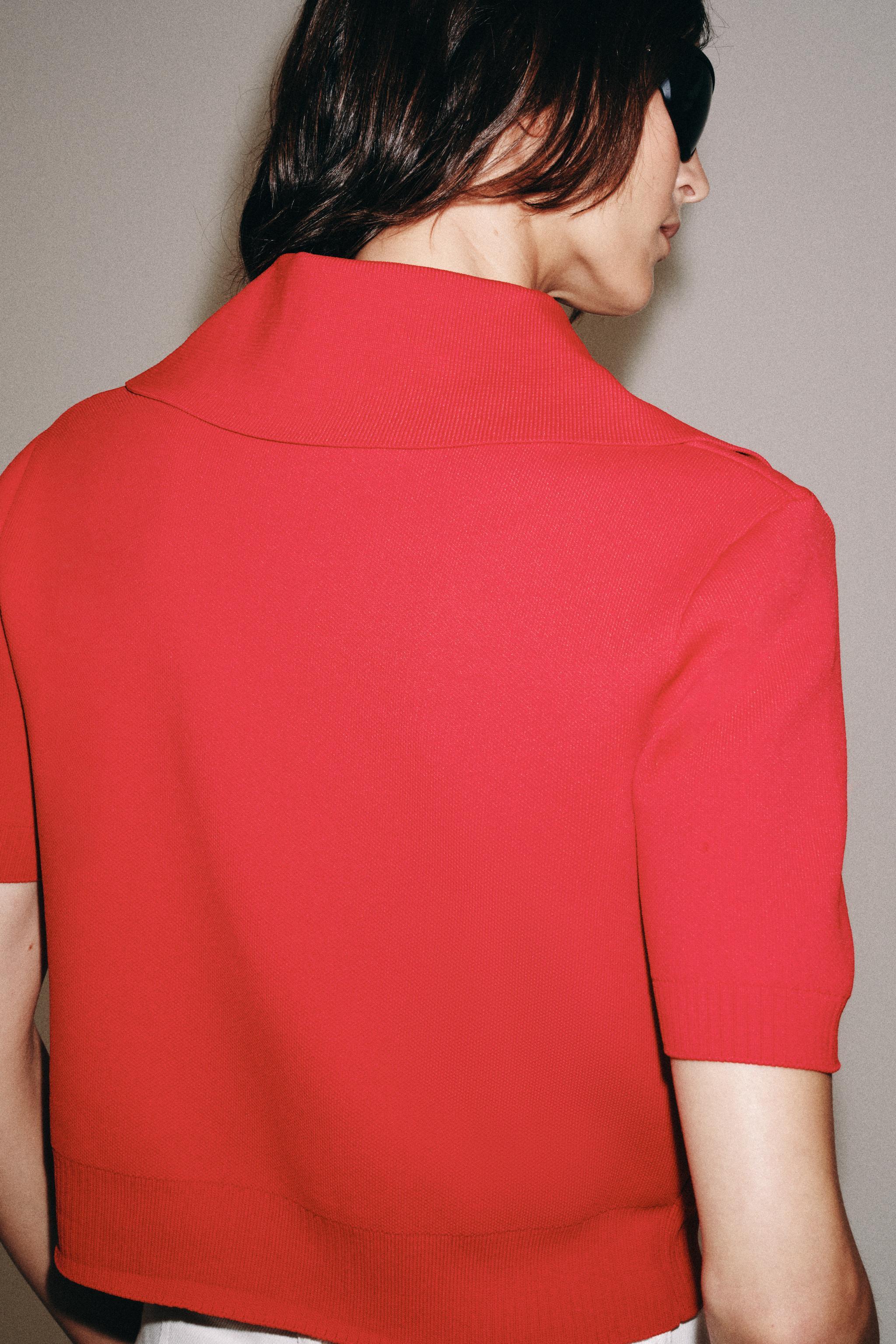 ZIP-UP KNIT CARDIGAN | Zara US