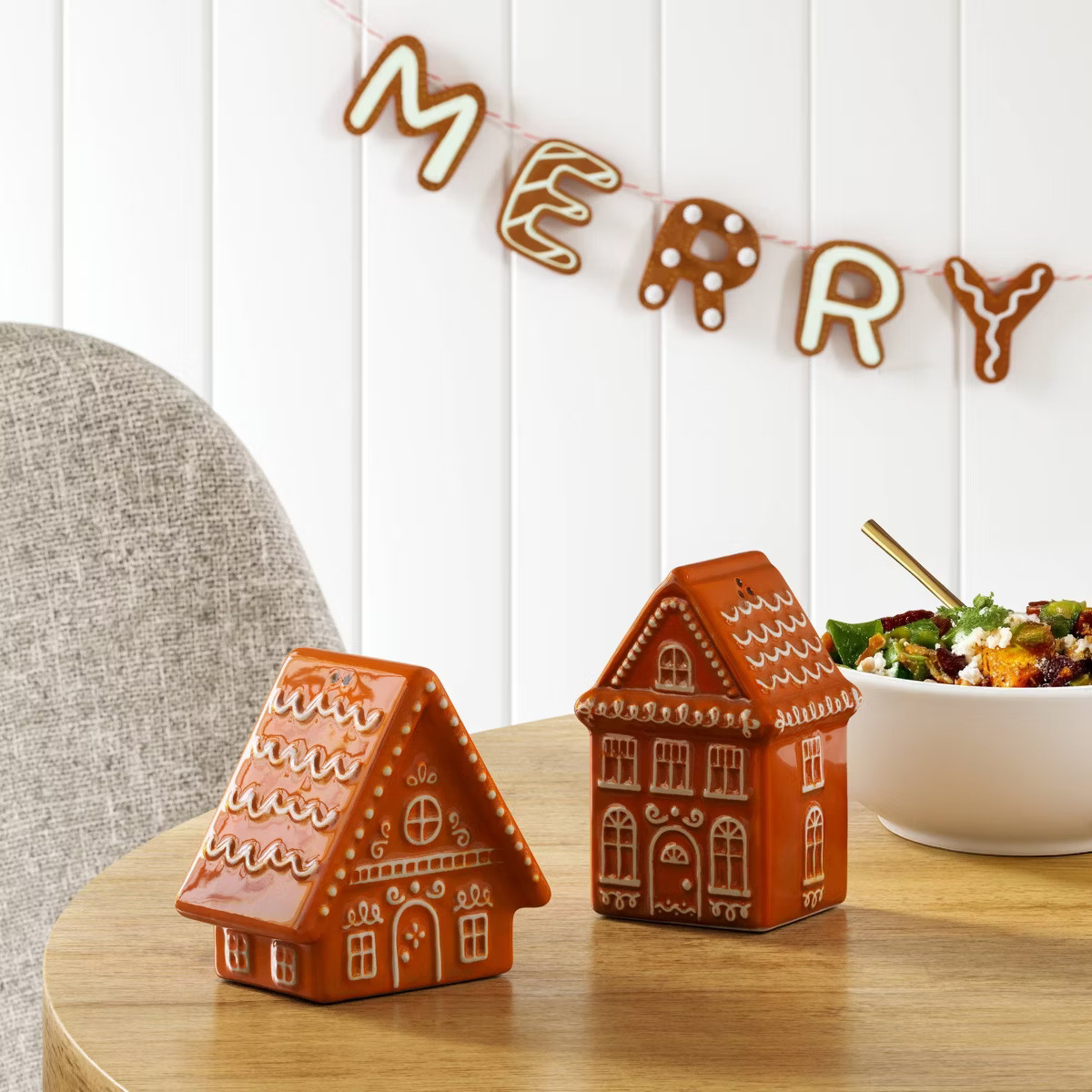 Christmas Gingerbread House Stoneware Pepper and Salt Shaker - Wondershop™ | Target