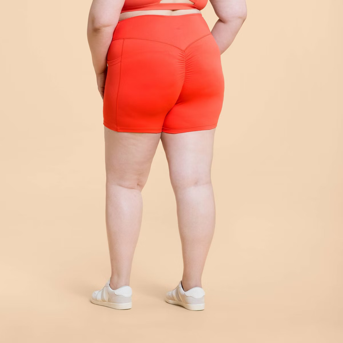 Blogilates Women's Criss Cross Scrunch Bike Shorts | Target