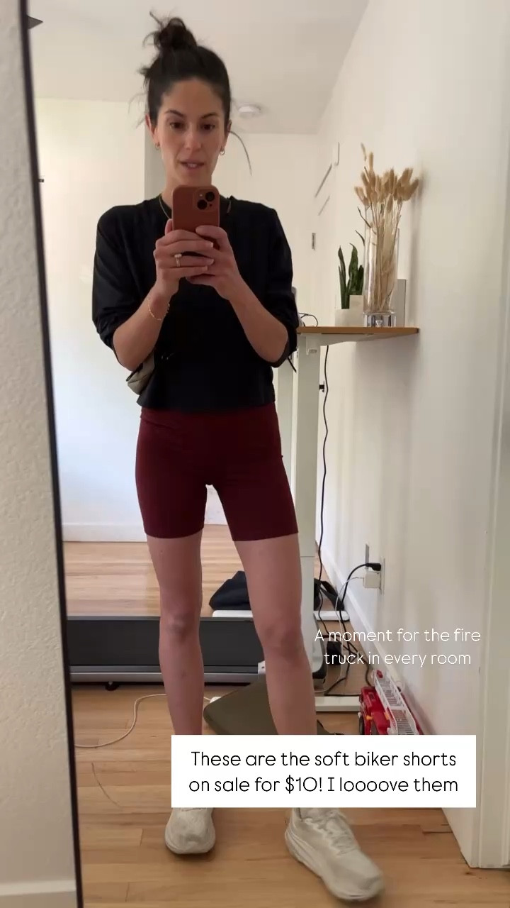 $10 biker high waist biker shorts I have in 3 colors! Plus the most comfortable shoes ever 