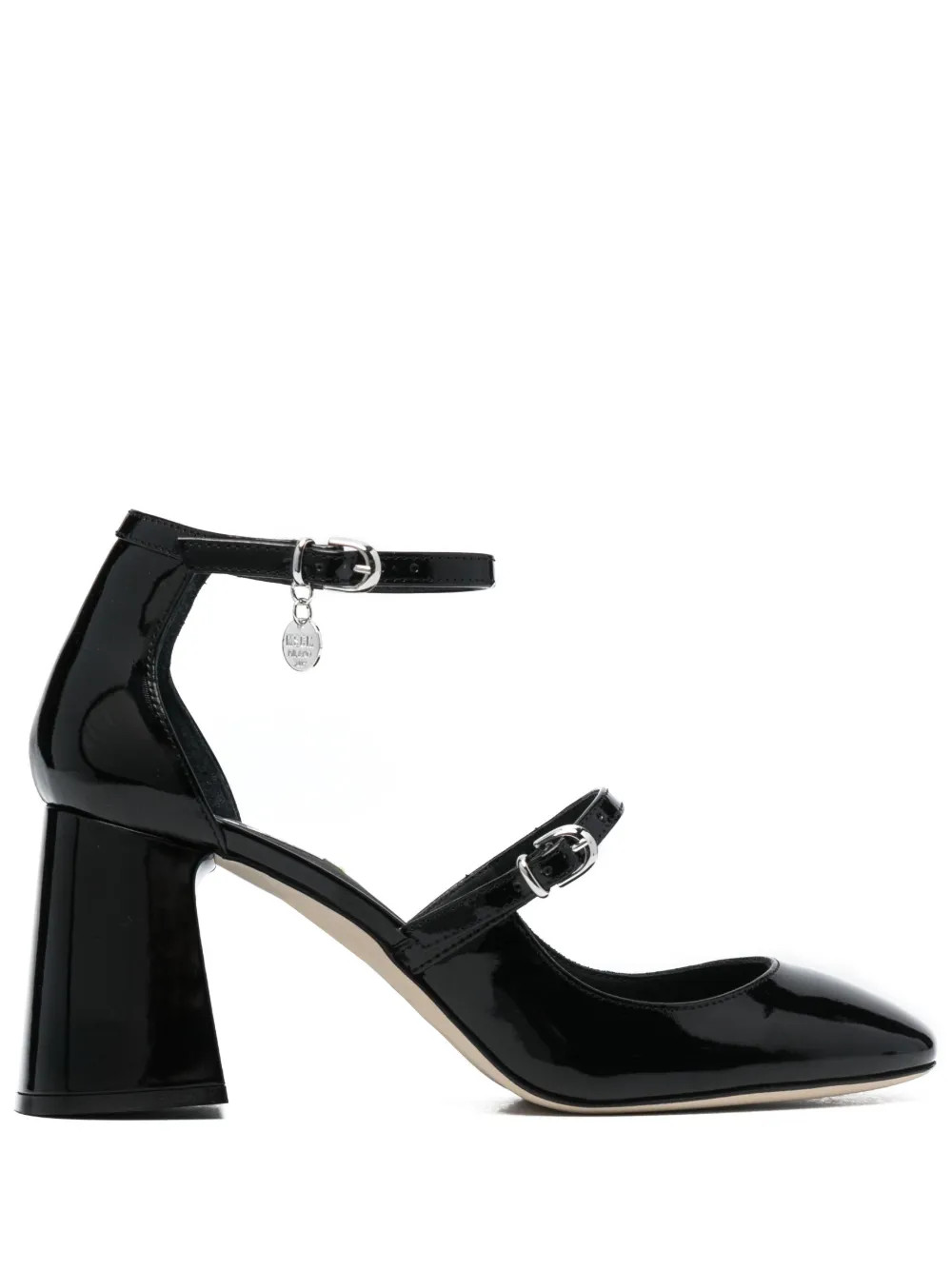 MSGM 85mm patent-finish Pumps - Farfetch | Farfetch Global