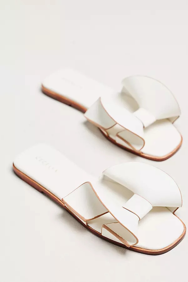 Cecelia New York Wendy Bow Slider Sandals | Anthropologie (US)