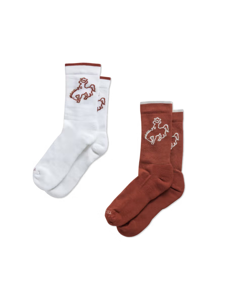 Buckin Bronc Crew Socks (2-Pack) | Tecovas