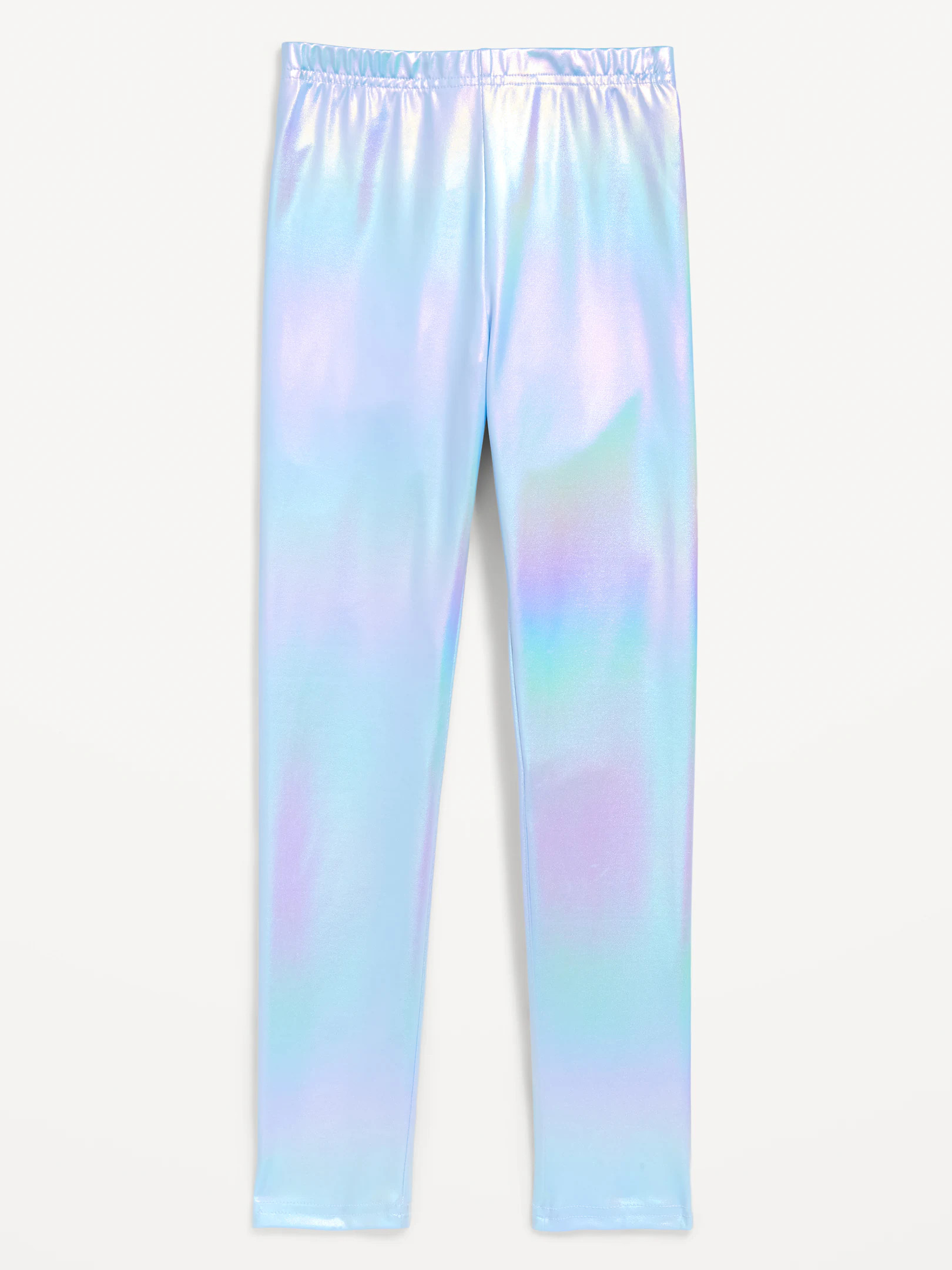 Shiny Foil Print Leggings for Girls | Old Navy (US)