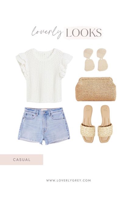 Cute casual spring look! I love this H&M ruffle sleeve top and Abercrombie mom shorts!

#LTKstyletip #LTKFind #LTKSeasonal