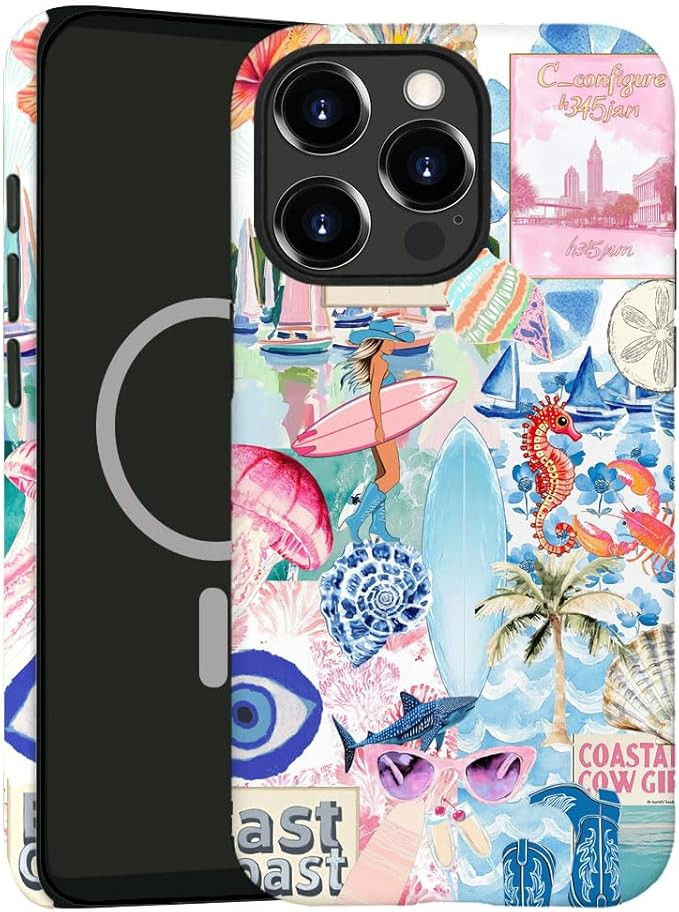 kiritfox Magnetic Case for iPhone 16 Pro Max,Hybrid 2-Layer Hard Shell,Shockproof for Girl Women ... | Amazon (US)