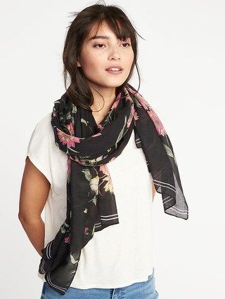 Lightweight Printed Scarf for Women | Old Navy US