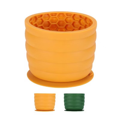 Unique Bargains Treat Dispensing Dog Toy 1 Pc Yellow Large | Target