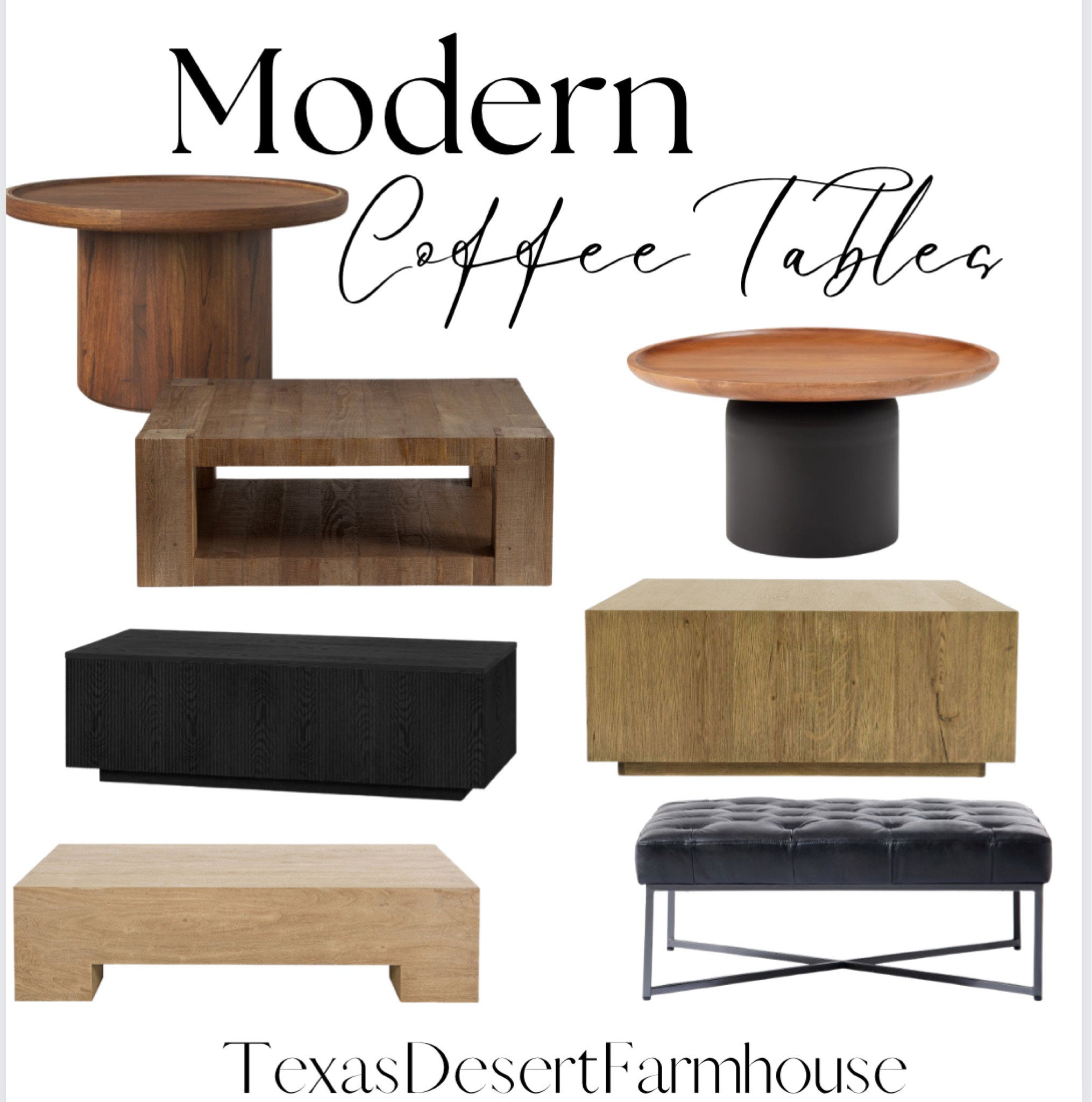 Modern Coffee Tables

#roundcoffeetable #coffeetable #woodcoffeetable #blackcoffeetable #browncoffeetable #livingroom #table #den #sofatable #modern #modernfarmhouse

#LTKfamily #LTKhome #LTKstyletip