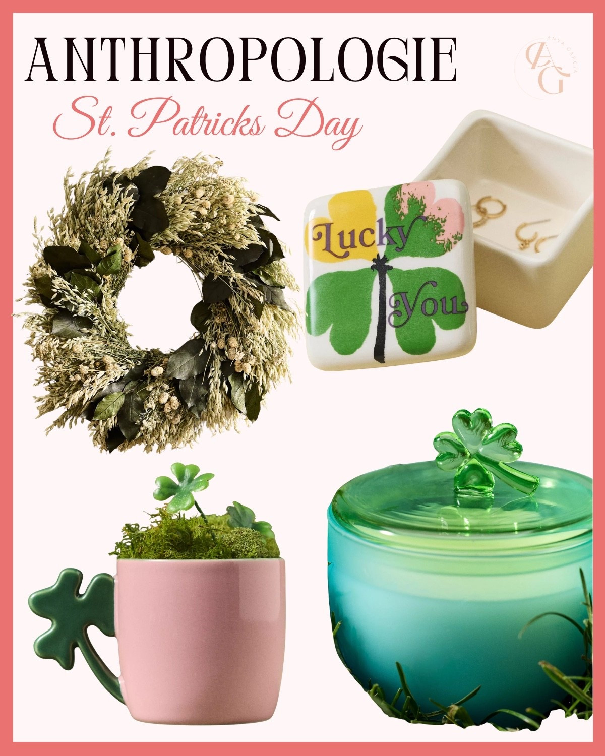 Anthropologie ~ St Patrick’s Day 

#LTKSeasonal #LTKBeauty #LTKHome