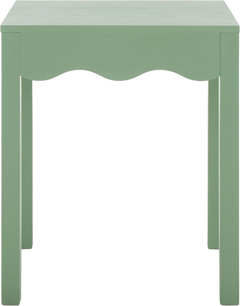 SAFAVIEH Home Collection Litith Sage Square Wave Accent Table | Amazon (US)