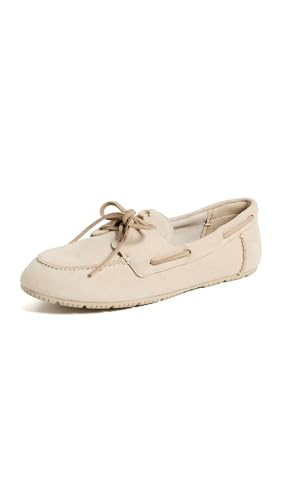 Coach Women's Sculpted C Boat Shoe, Ivory, 9.5 | Amazon (US)