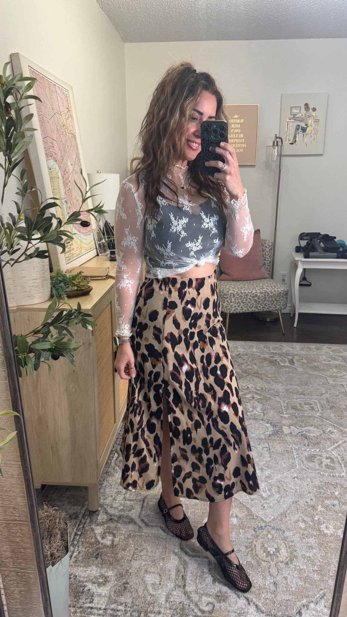 The cutest midi skirt with side split. Wearing a size small skirt. 

#LTKSeasonal #LTKootd #LTKgrwm