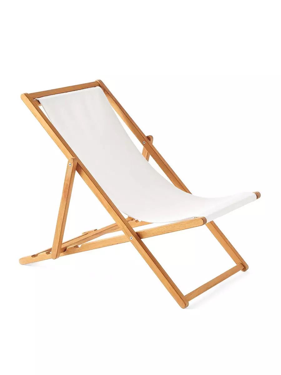 Fabric Only - Teak Sling Chair | Serena and Lily