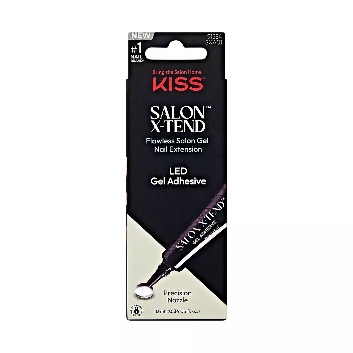 KISS Products Salon X-tend LED Soft Gel Adhesive Fake Nails - 0.34 fl oz | Target