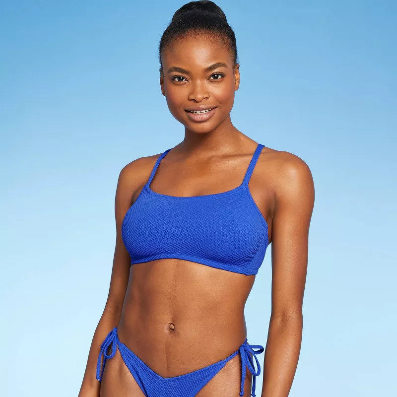 Juniors' Textured Bralette Bikini Top - Xhilaration™ | Target